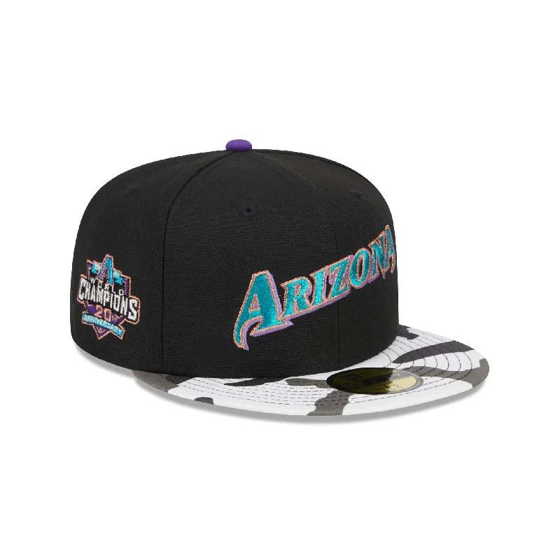 Men's trendy wristwatch-Arizona Diamondbacks Metallic Camo 59FIFTY Fitted Hat