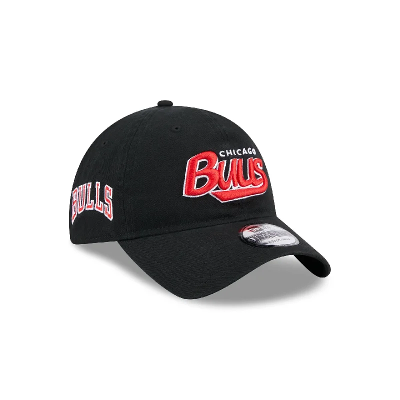 Men's slim beanie accessory-Chicago Bulls Throwback 9TWENTY Adjustable Hat