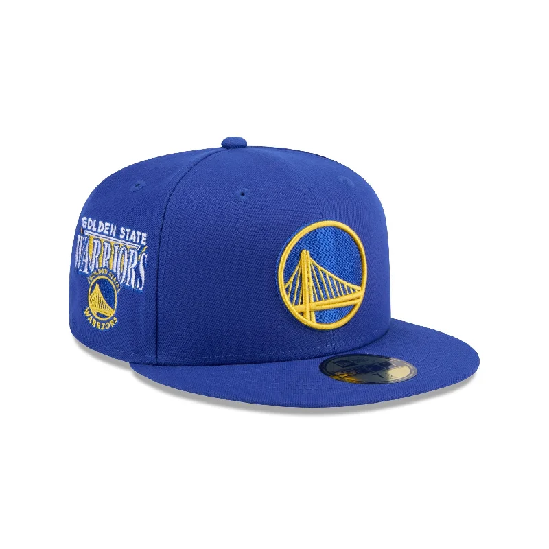 Men's casual scarf accessory-Golden State Warriors Throwback 59FIFTY Fitted Hat