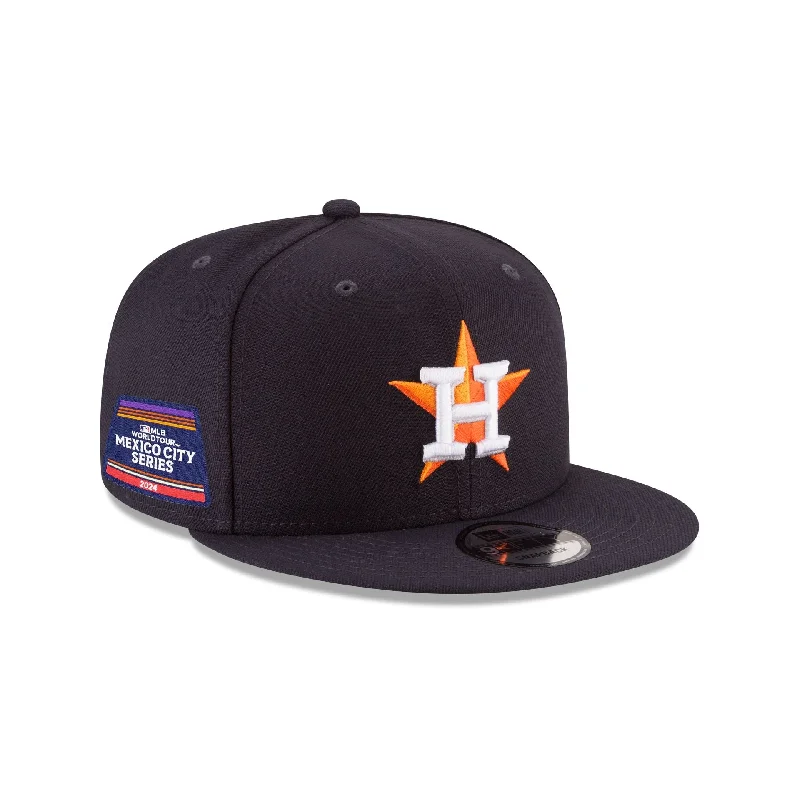 Men's casual sunglasses-Houston Astros 2024 MLB World Tour Mexico City Series 9FIFTY Snapback Hat