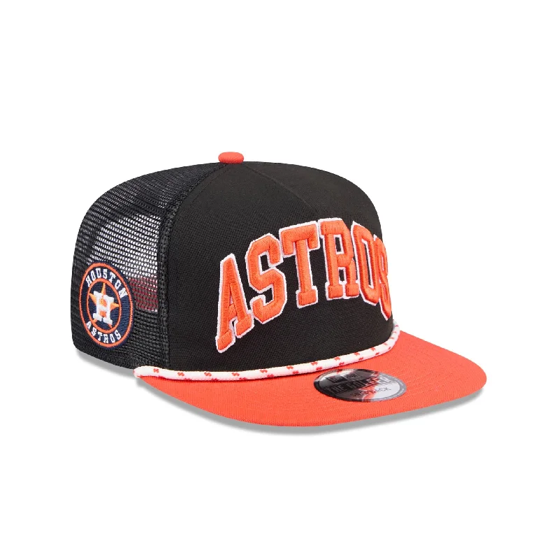 Men's classic beanie hat-Houston Astros Throwback Golfer Hat