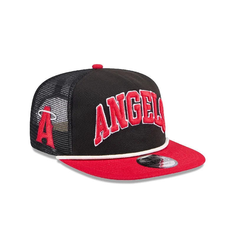 Men's breathable pocket square-Los Angeles Angels Throwback Alt Golfer Hat