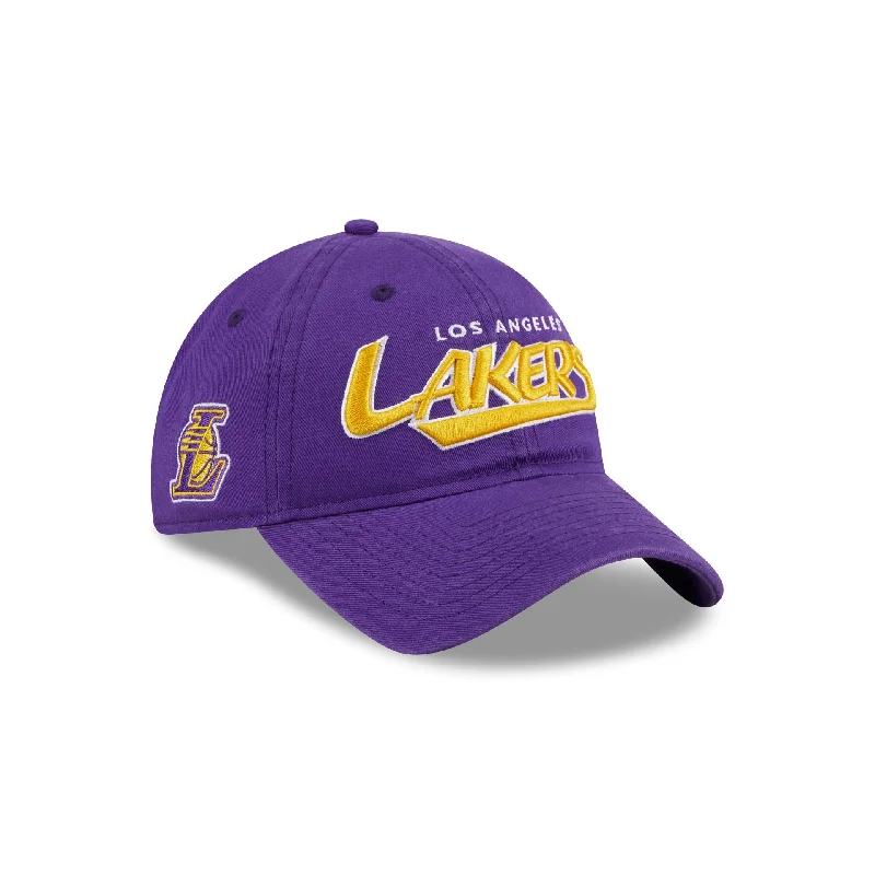 Men's modern wristwatch-Los Angeles Lakers Throwback 9TWENTY Adjustable Hat