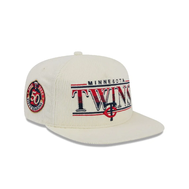 Men's durable wristwatch-Minnesota Twins Throwback Corduroy Golfer Hat