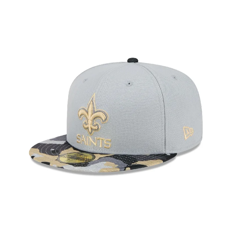 Men's soft silk gloves-New Orleans Saints Active 59FIFTY Fitted Hat