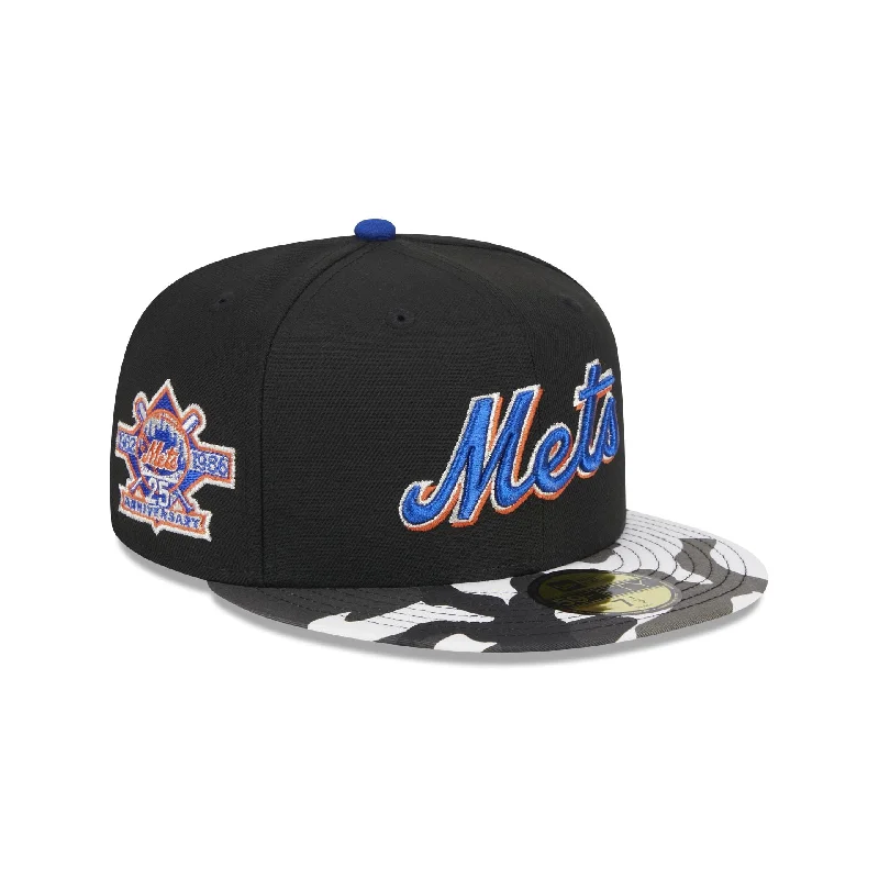 Men's trendy wristwatch accessory-New York Mets Metallic Camo 59FIFTY Fitted Hat