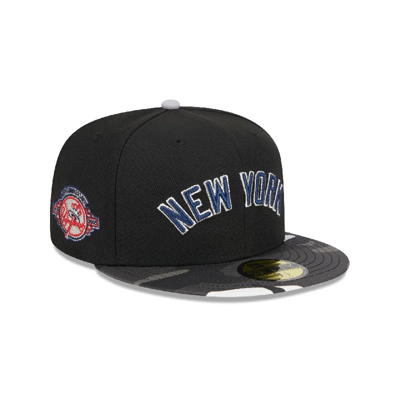 Men's classic tie accessory-New York Yankees Metallic Camo 59FIFTY Fitted Hat