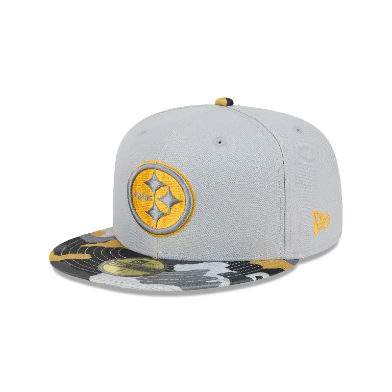 Men's slim beanie hat-Pittsburgh Steelers Active 59FIFTY Fitted Hat