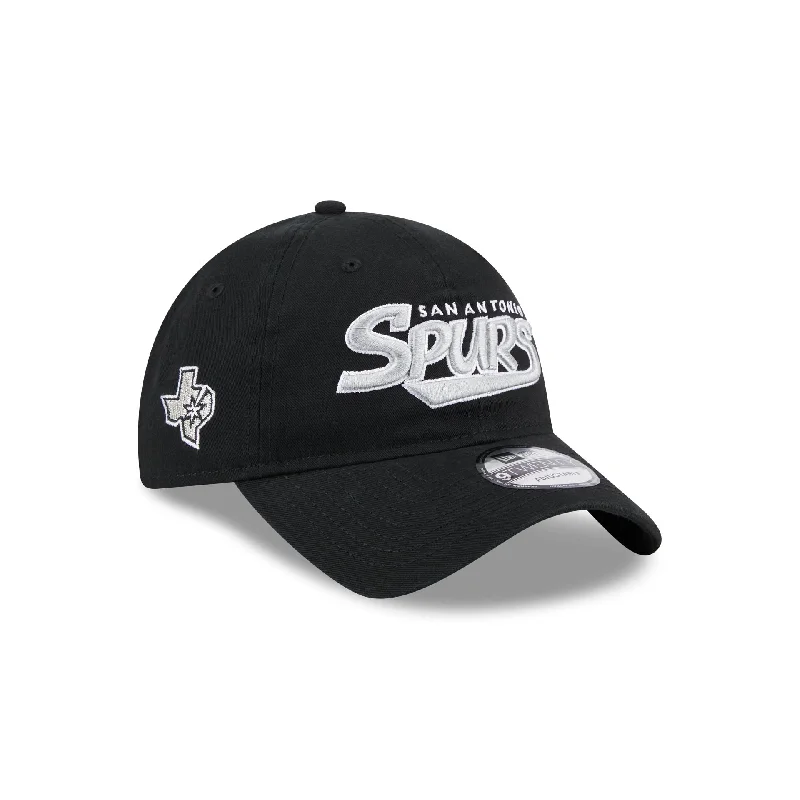 Men's slim beanie hat-San Antonio Spurs Throwback 9TWENTY Adjustable Hat