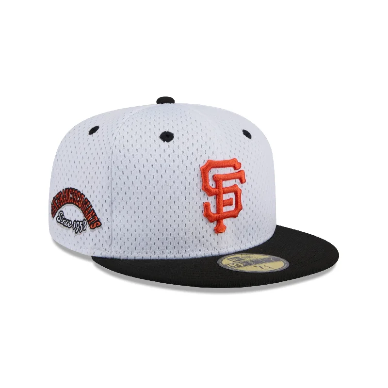 Men's stylish wristwatch-San Francisco Giants Throwback Mesh 59FIFTY Fitted Hat