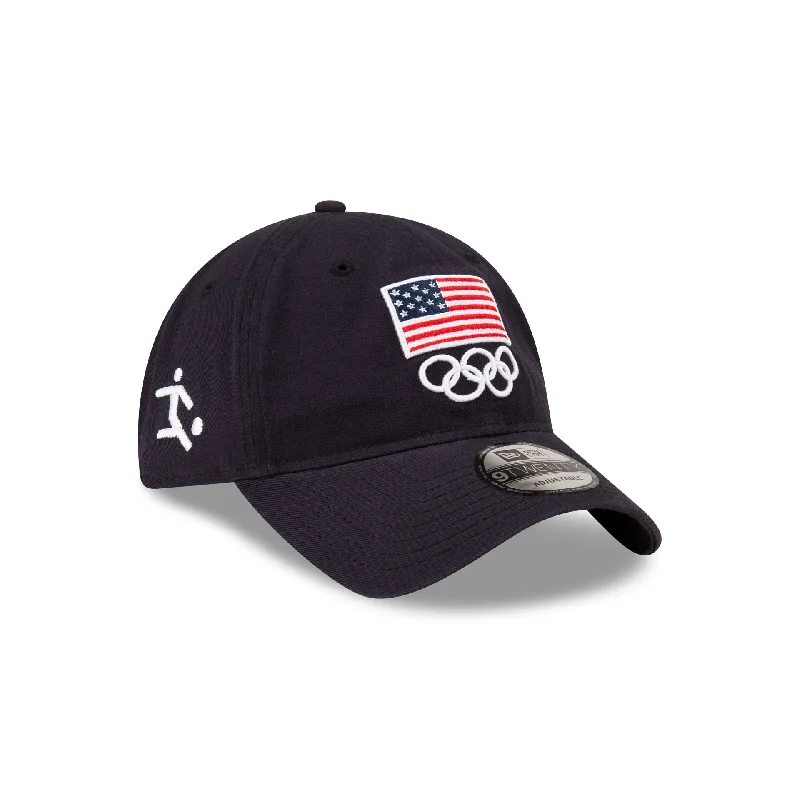 Men's trendy silk scarf-Team USA Soccer Navy 9TWENTY Adjustable Hat