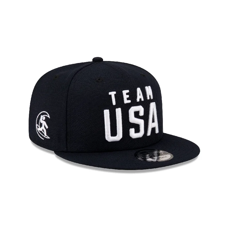 Men's classic tie accessory-Team USA Surfing Navy 9FIFTY Snapback Hat