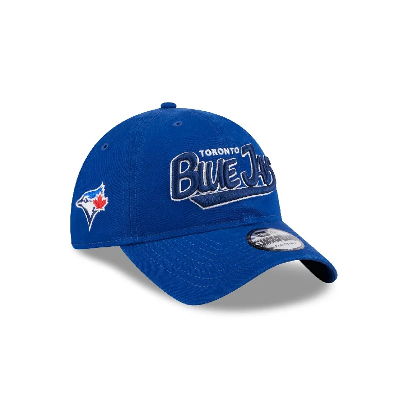 Men's elegant beanie hat-Toronto Blue Jays Throwback 9TWENTY Adjustable Hat