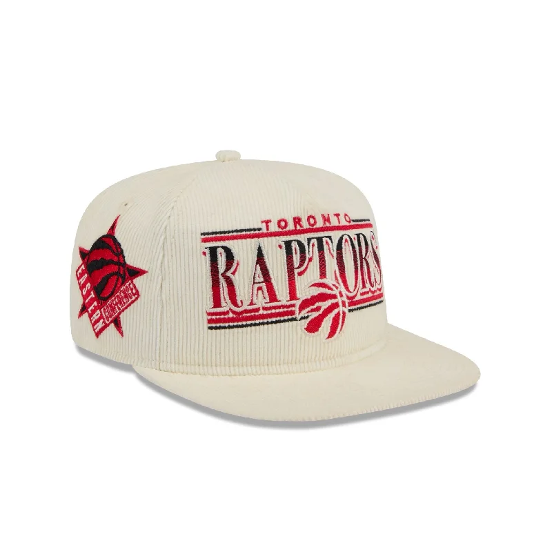 Men's leather belt accessory-Toronto Raptors Throwback Corduroy Golfer Hat