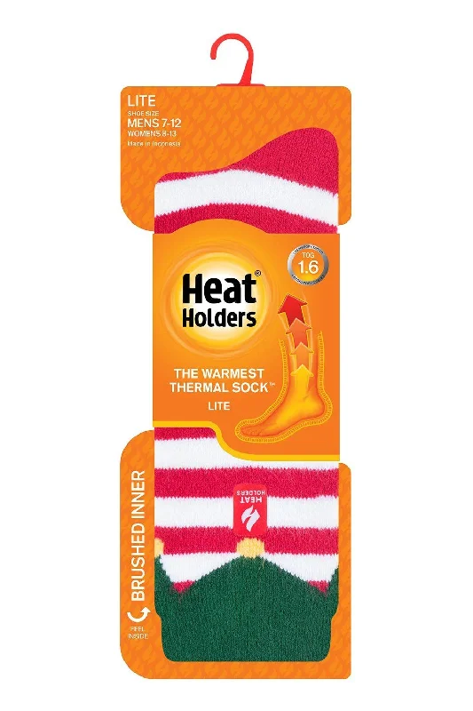 Men's durable scarf accessory-Men's Christmas Elf LITE™ Socks