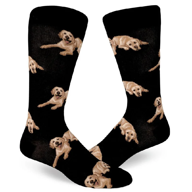 Men's elegant gloves-Men's Labradorable Socks