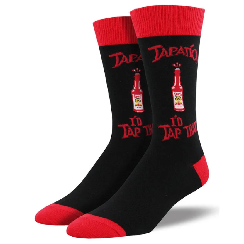 Men's soft leather belt-Men's Tapatio "I'd Tap That" Socks