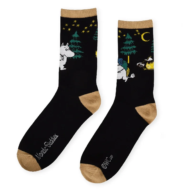 Men's trendy socks accessory-Moomin Evening Adventure Men's Socks