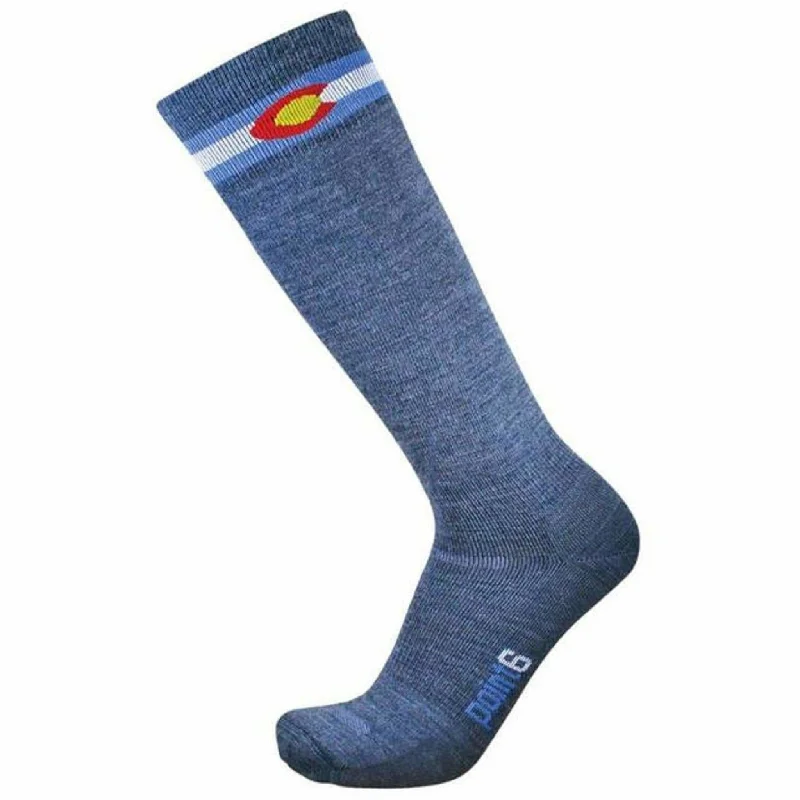 Men's casual scarf accessory-Point6 Coolrado Sky High Ultra Light OTC Ski Socks