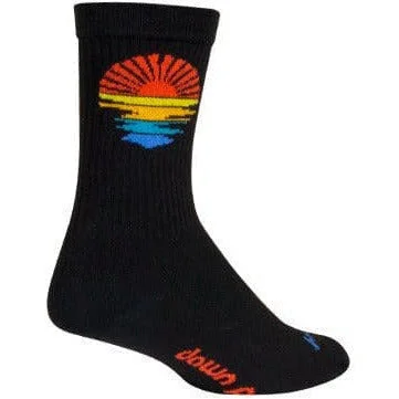 Men's casual cufflinks-SockGuy Dawn Patrol Performance Crew Socks