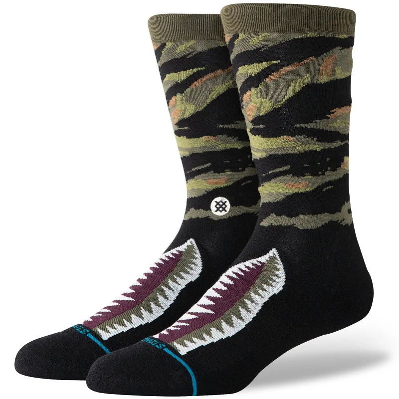 Men's trendy pocket square-Stance Camo Warbird Crew Socks