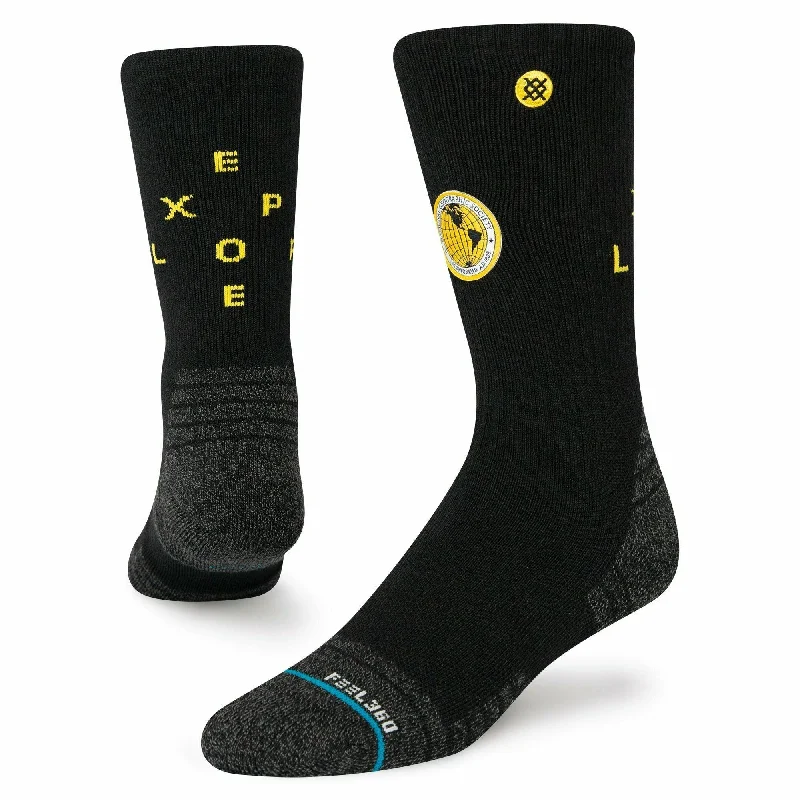 Men's trendy wristwatch-Stance Exploration Crew Socks