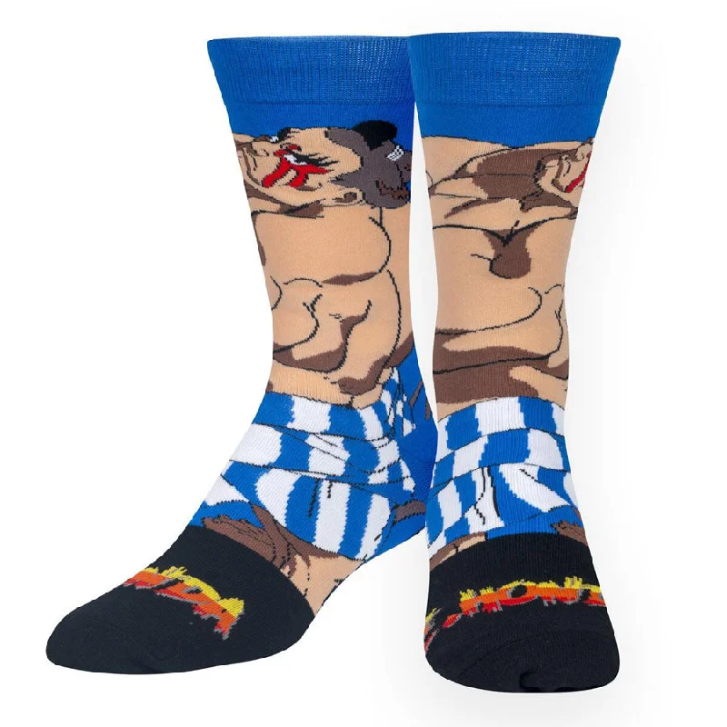 Men's classic cotton scarf-Unisex Street Fighter E. Honda Socks