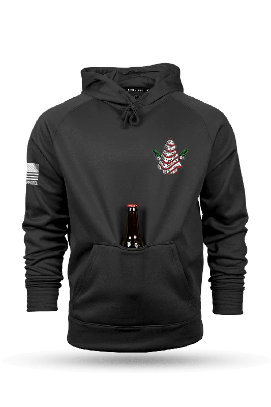 Men's stylish pullover hoodie-Cake Tree - Tailgater Hoodie