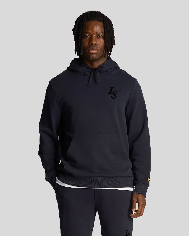 Men's warm graphic hoodie-Club Emblem Hoodie