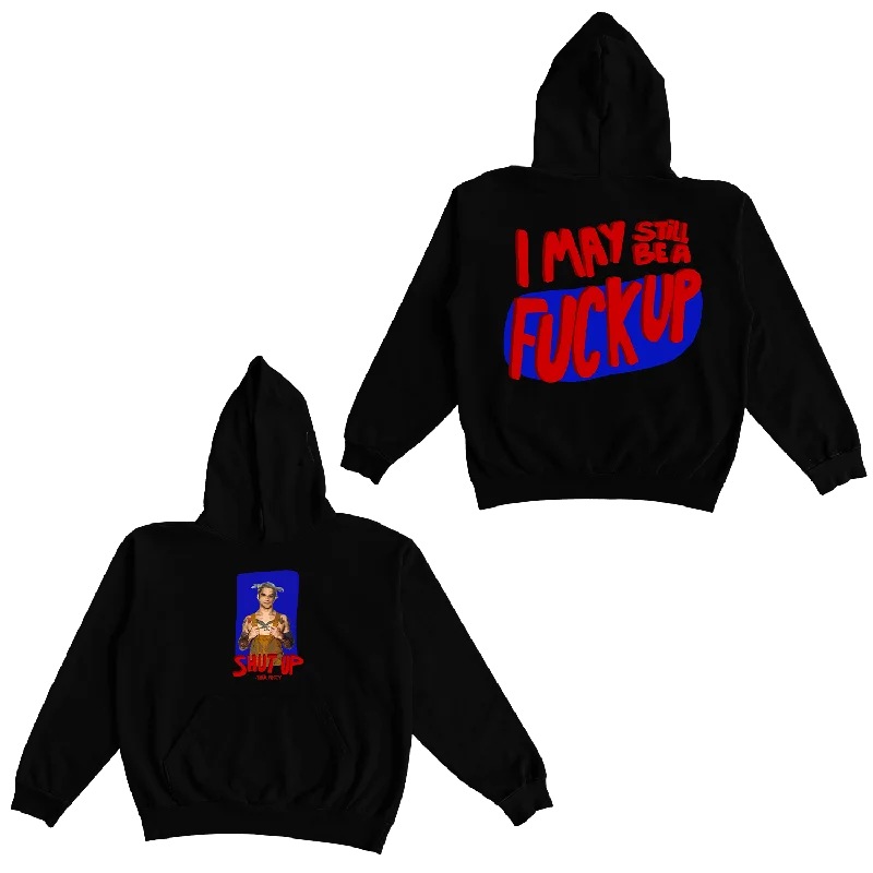 Men's lightweight graphic hoodie-Tyler Posey - "Shut Up" Hoodie