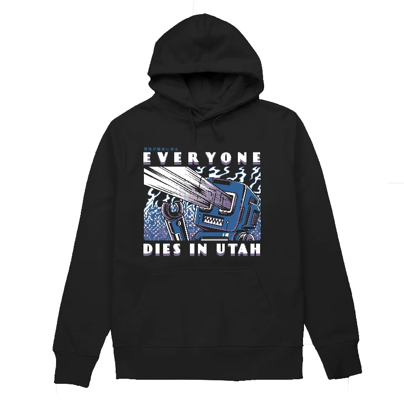 Men's stylish oversized hoodie-Everyone Dies In Utah Hoodie