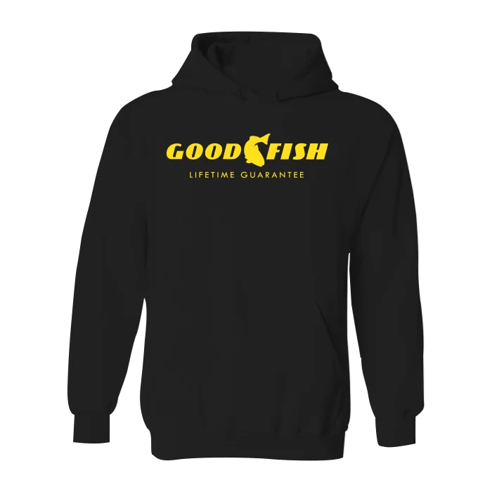 Men's warm crew sweatshirt-#GOODFISH Classic Heavy Hoodie