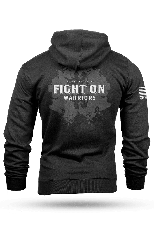 Men's trendy graphic hoodie-Fight The War Within - Hoodie