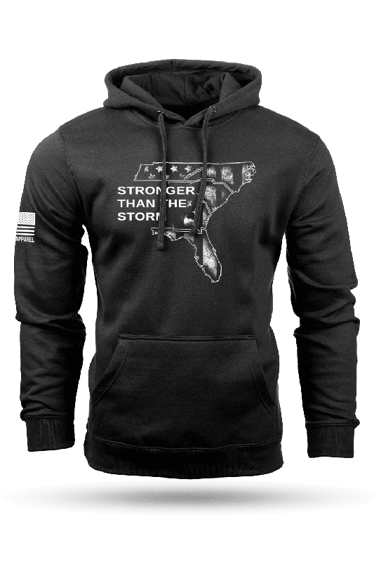 Men's soft fleece sweatshirt-Stronger Than The Storm - Hoodie