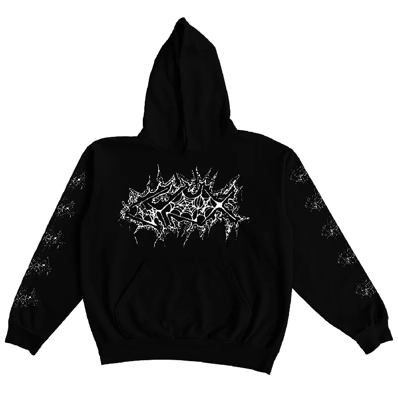 Men's stylish oversized hoodie-JYNX - Black Metal Hoodie