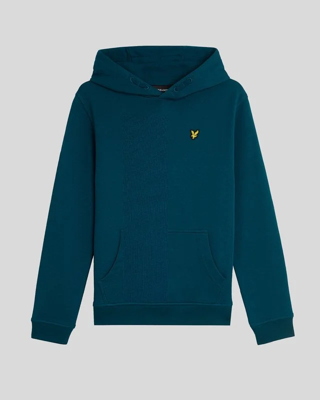 Men's slim fit fleece hoodie-Kids Pullover Hoodie