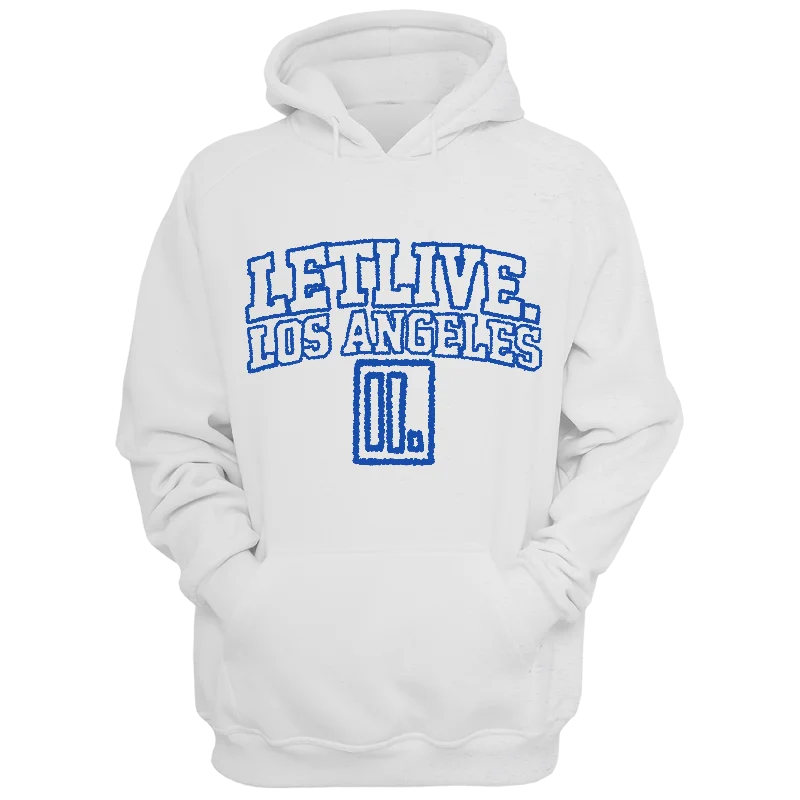 Men's cozy athletic hoodie-letlive. "10 Years of Fake History" Hoodie