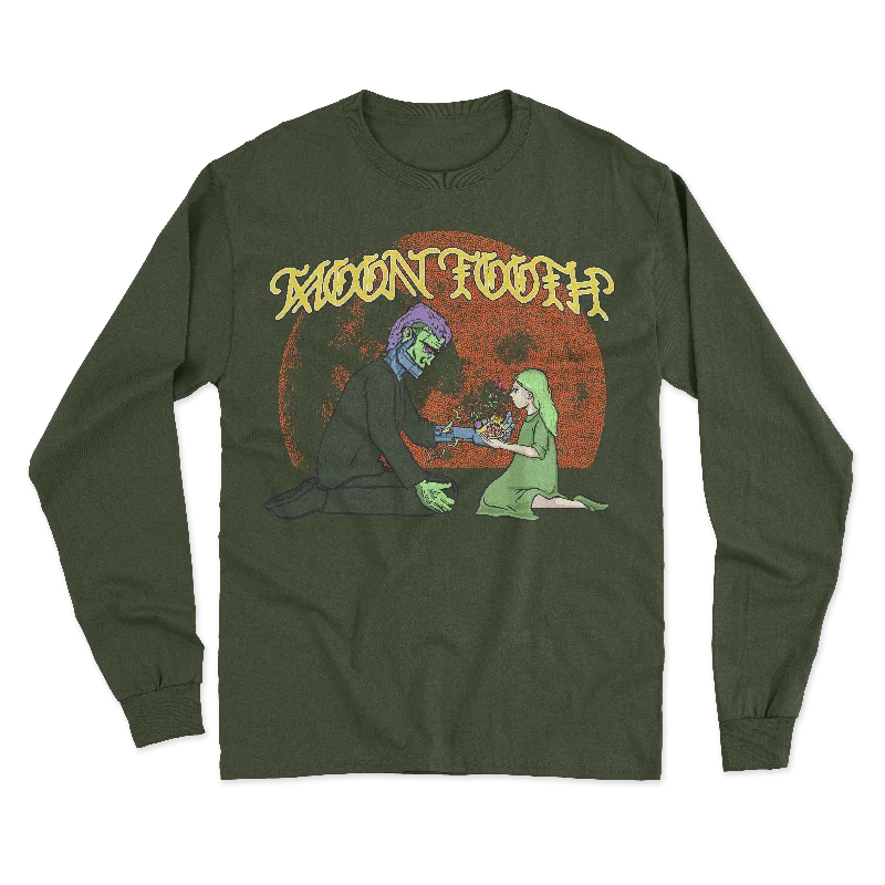 Men's lightweight athletic hoodie-Moon Tooth - Frankenstein Flower Long Sleeve Shirt