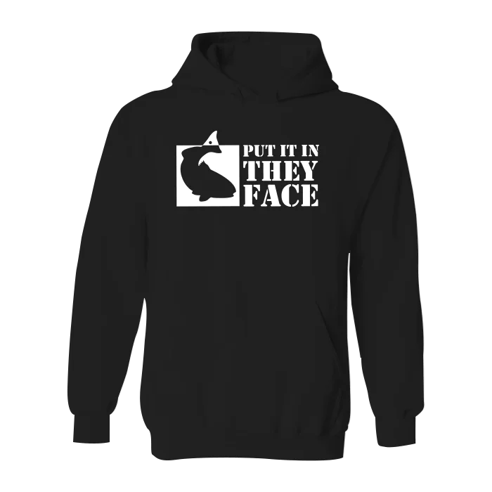 Men's modern athletic hoodie-#PUTITINTHEYFACE Classic Heavy Hoodie