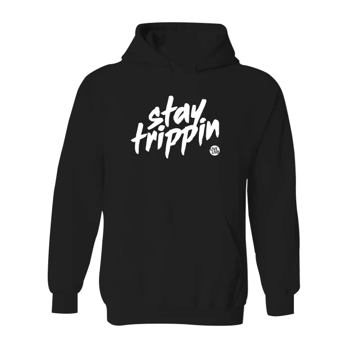 Men's stylish athletic hoodie-#STAYTRIPPIN TAG Classic Heavy Hoodie