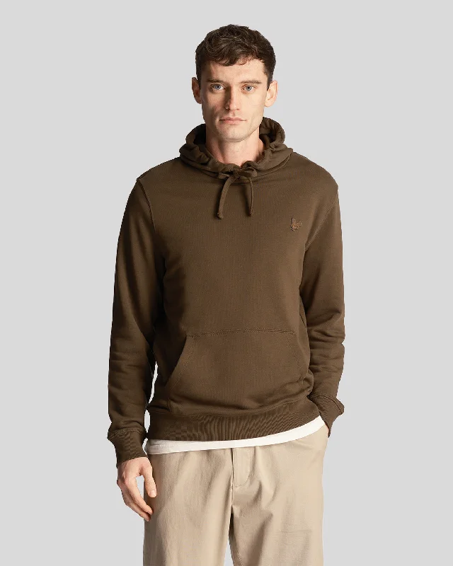 Men's modern cotton sweatshirt-Tonal Eagle Pullover Hoodie