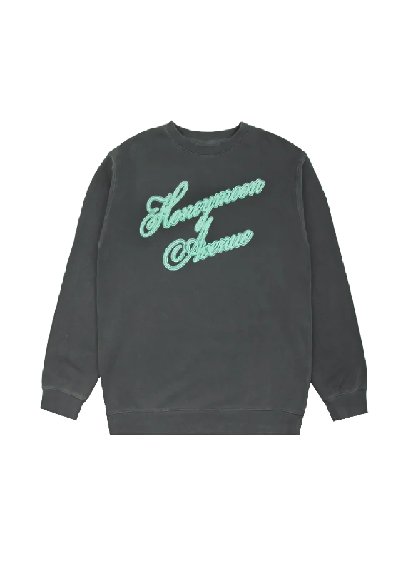 Men's stylish pullover hoodie-yours truly 10th anniversary honeymoon avenue crewneck