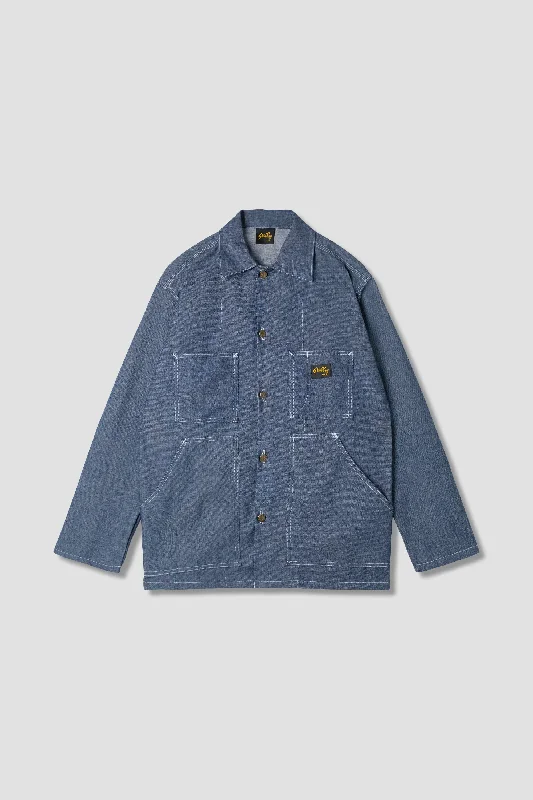 Men's warm denim jacket-Shop Jacket (Washed Chambray)