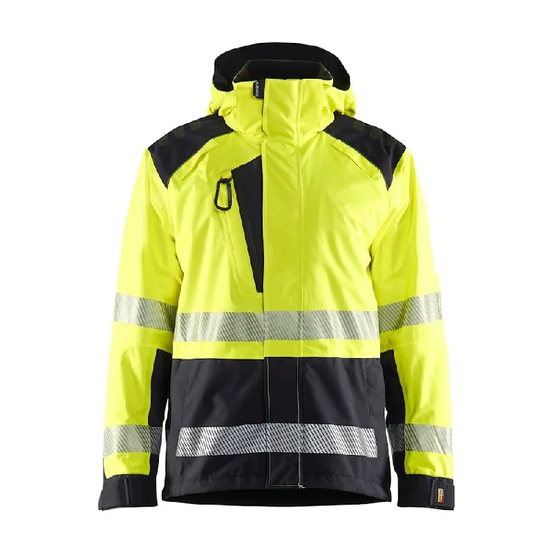 Men's warm quilted jacket-Blaklader 4435 Shell Jacket Hi-Vis