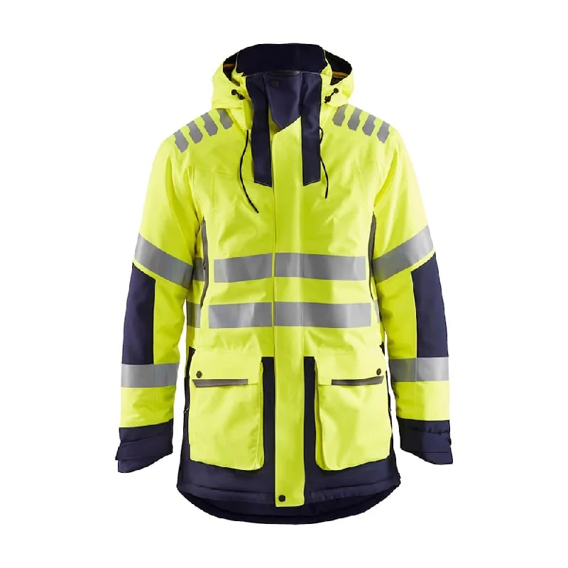 Men's modern quilted jacket-Blaklader 4469 Waterproof Hi-Vis Jacket