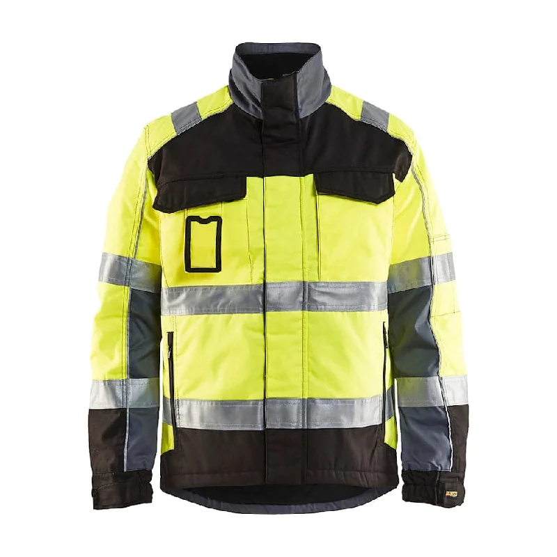 Men's casual denim jacket-Blaklader 4851 Hi-Vis Warm Winter Jacket