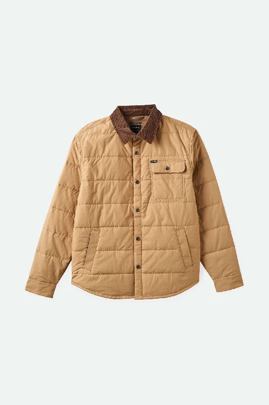 Men's soft quilted jacket-Cass Jacket - Tiger's Eye