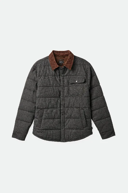 Men's breathable utility jacket-Cass Menswear Jacket - Mixed Tweed