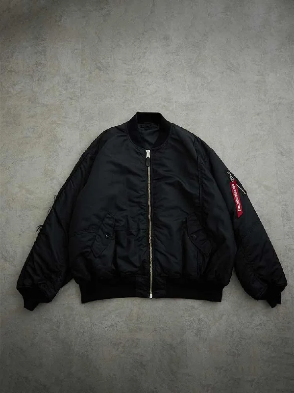 Men's lightweight rain jacket-ALPHA X MASTERMIND MA-1 BOMBER JACKET