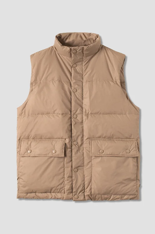 Men's waterproof bomber jacket-Down Vest (Dusk)